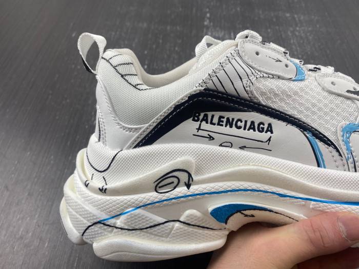 BLEN TRACK SNEAKER IN white 536737 W3SRB 9014