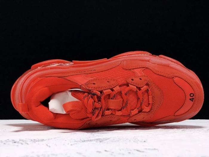 BLCG Triple. S. Trainers ‘CLEAR SOLE’ RED 541624 W09O1 6500