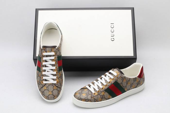 G*u*i ace embroidered low-top sneaker 548950 9n020 8465