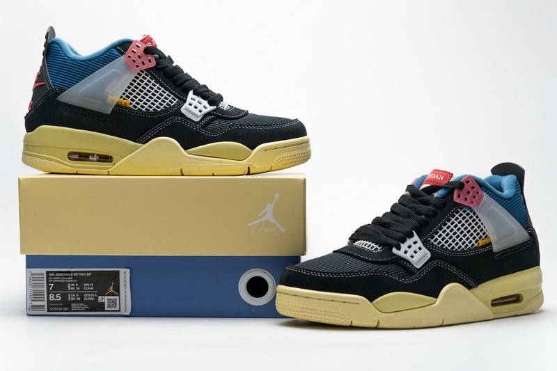 Air Jordan 4 Retro Union Off Noir Black