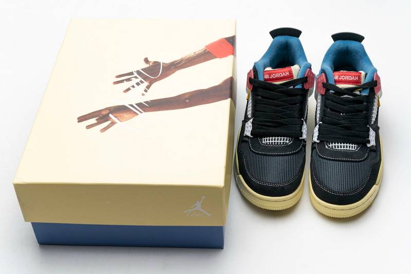 Air Jordan 4 Retro Union Off Noir Black