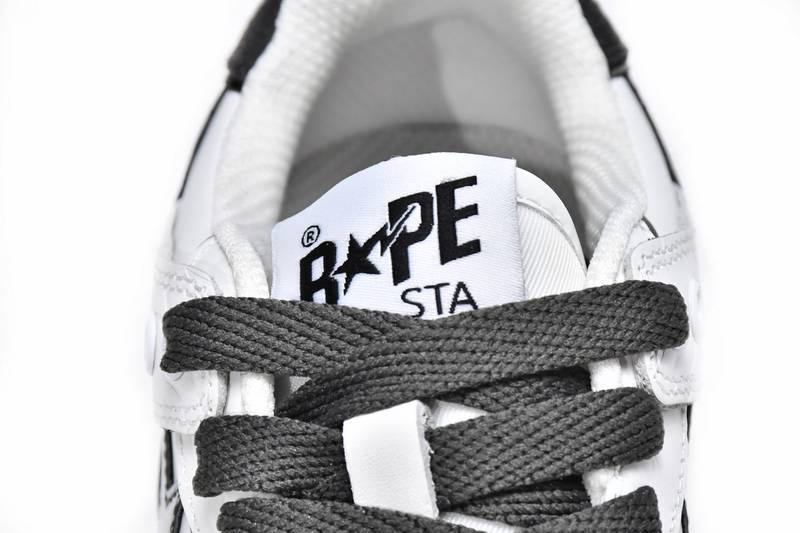 A Bathing Ape Bape SK8 Sta White Silver
