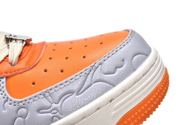 A Bathing Ape Bape Sta Low Grey Orange