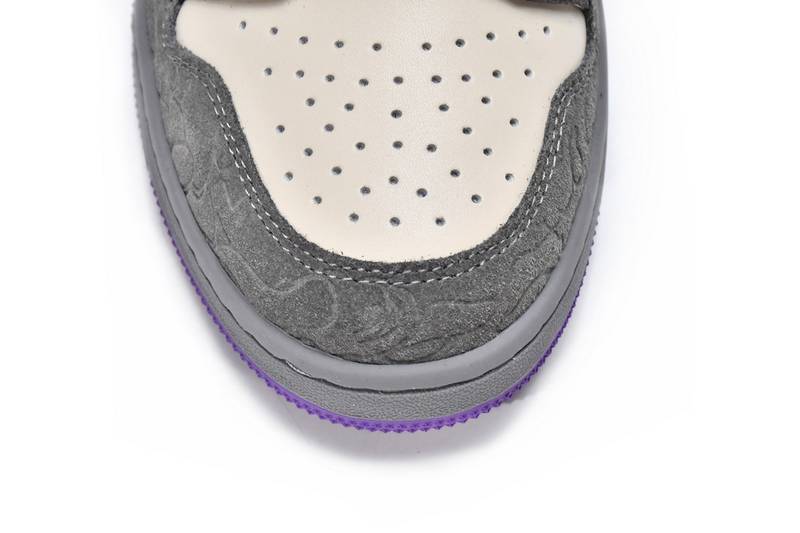 A Bathing Ape Court Sta Mist Grey Royal Purple