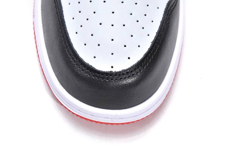 Air Jordan 1 Mid PS Red Black Toe(Kids)