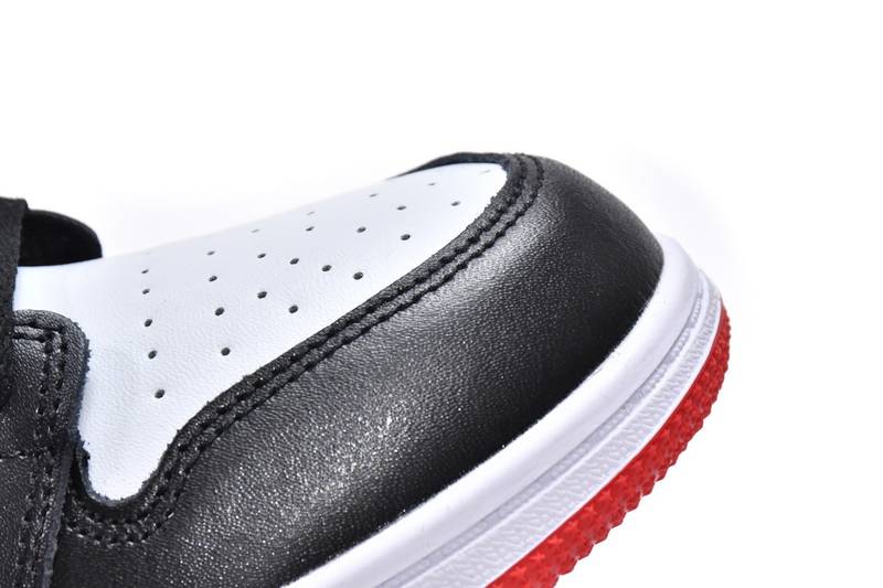 Air Jordan 1 Mid PS Red Black Toe(Kids)