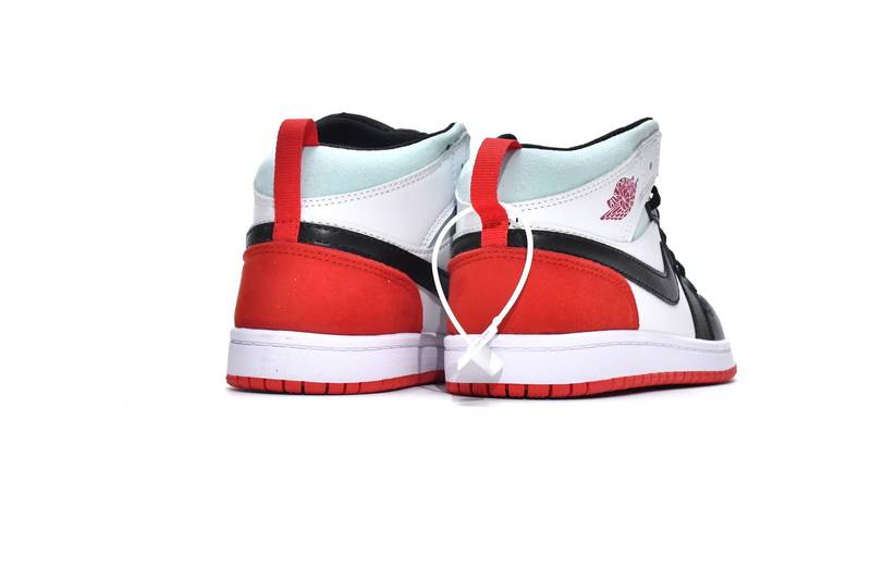 Air Jordan 1 Mid PS Red Black Toe(Kids)