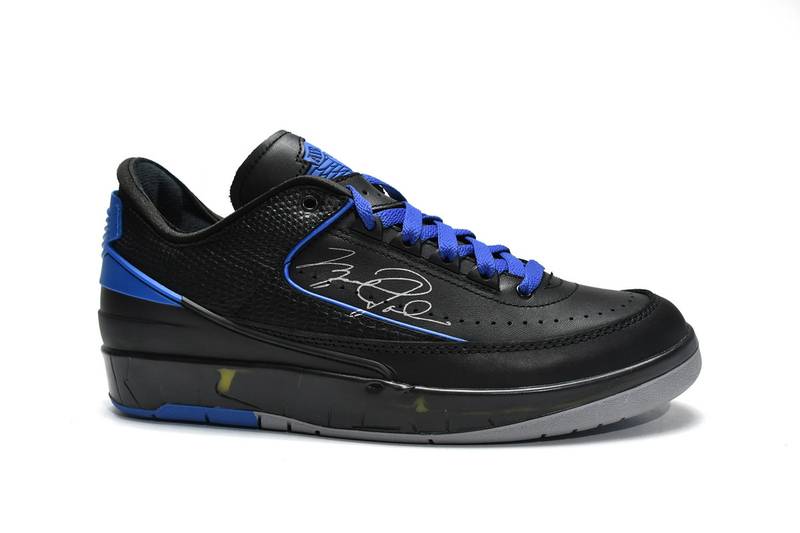 Air Jordan 2 Retro Low SP Off-White Black Blue