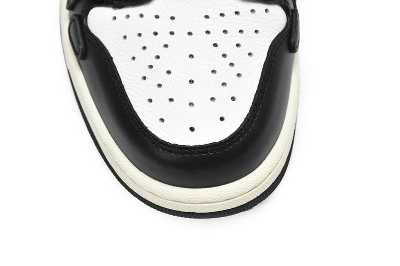 AMIRI Skel Panelled Top Low Black White