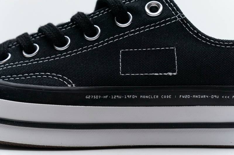 fragment x M0nc1er converse ctas lift ox black white