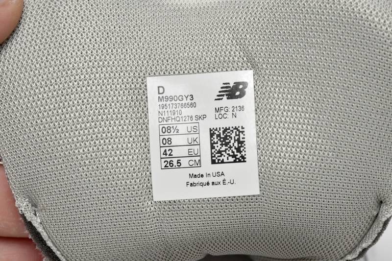 new Ba1an*e 990v3 grey (2019/2021)