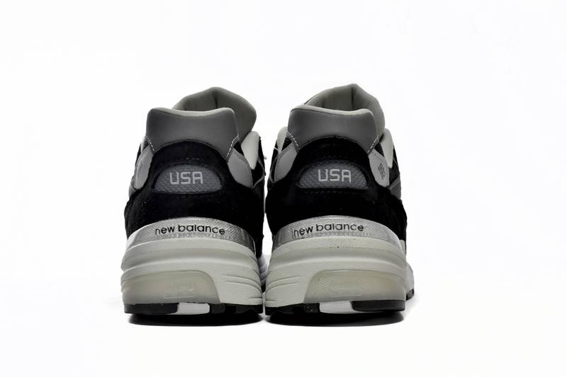 new Ba1an*e 992 black grey suede