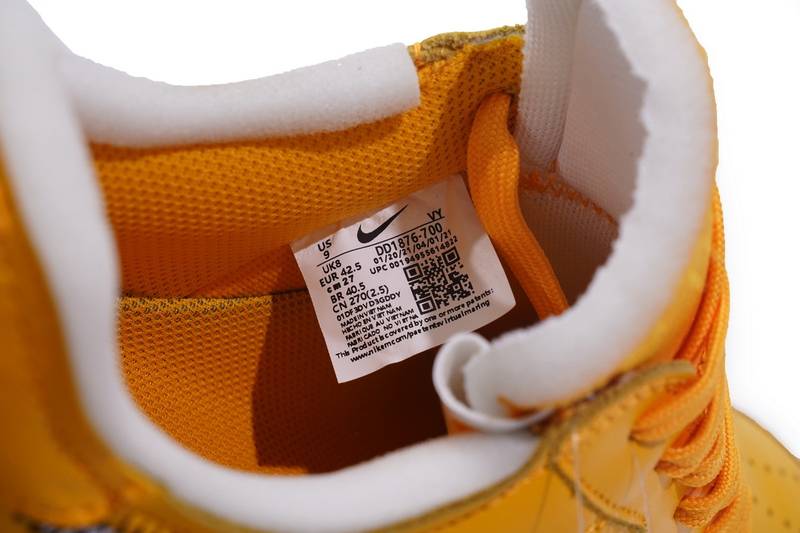 Nike Air Force 1 Low OFF-WHITE University Gold Metallic Silver