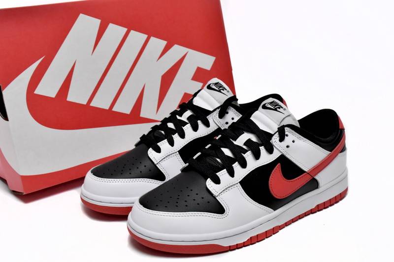 Nike Dunk Low Black and Red