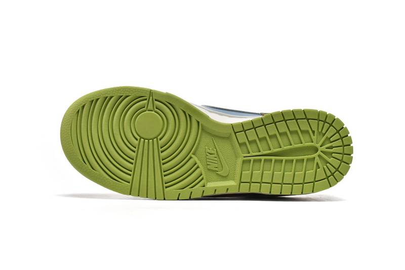 Nike Dunk Low Brown Veail Sail Vivid Green