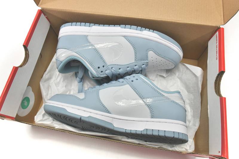 Nike Dunk Low Clear Blue Swoosh