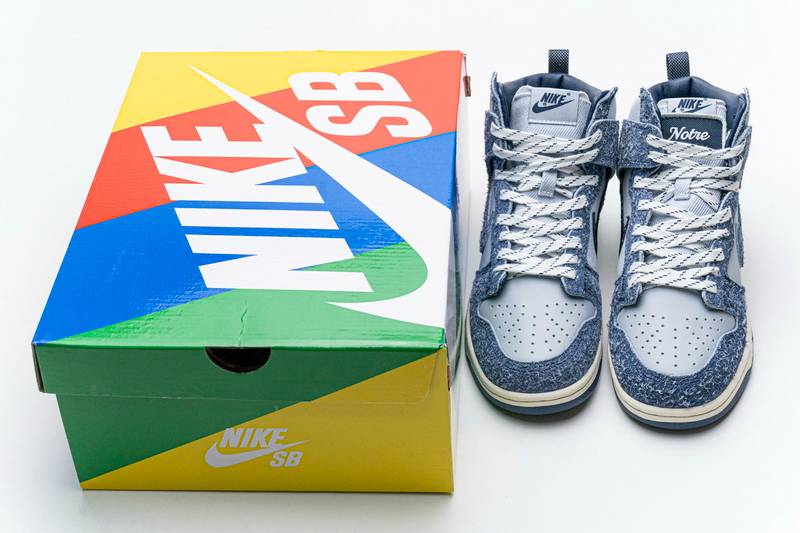 nike sb dunk high pro De*1m sapphire blue