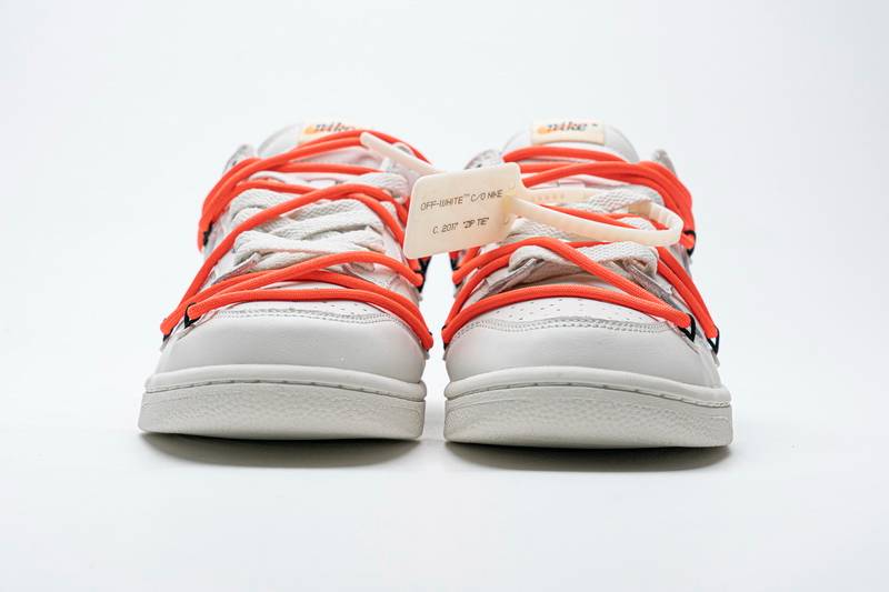 Nike SB Dunk Low OFF-White White Black Orange