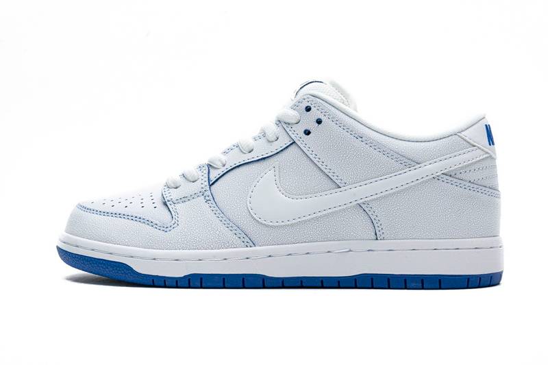 nike sb dunk low preM1vm white game royal