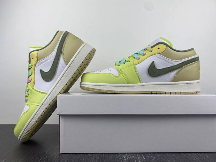 Jordan 1 Low Sail White Oil Green (W) FD9906-131