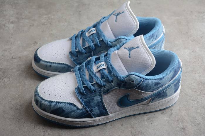 jordan 1 low washed De*1m (gs) dm8947-100