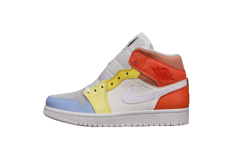 jordan 1 mid to my first C0a*h (w) dj6908-100