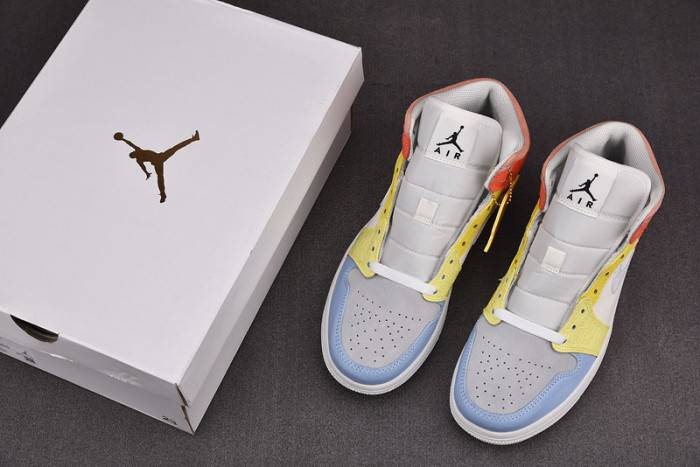 jordan 1 mid to my first C0a*h (w) dj6908-100