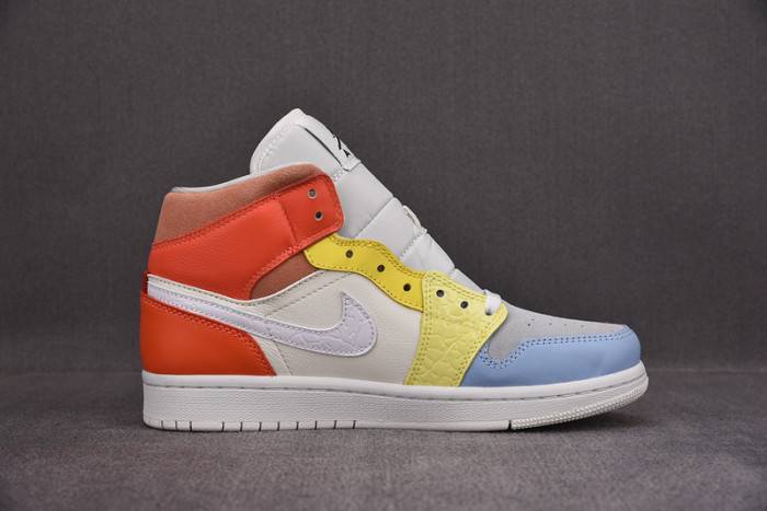 jordan 1 mid to my first C0a*h (w) dj6908-100