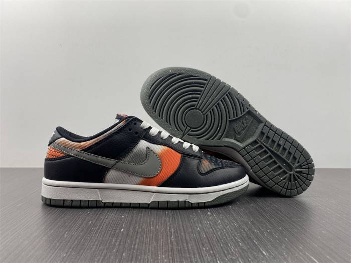 Nike Dunk Low Graffiti Black Red DM0108-001