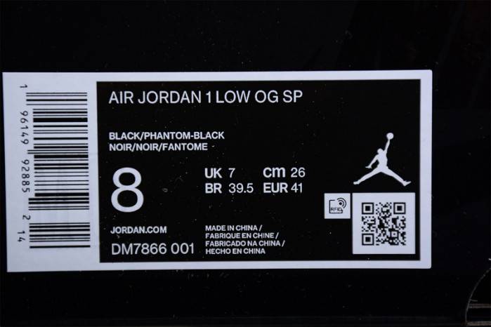 Travis Scott X Air Jordan 1 Low OG DM7866-001